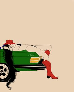 Modèle de voiture Red Hat
