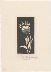 Dahlia - Julie de Graag (signed by artist)