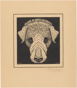 Tête de chien - Julie de Graag (signed by artist)