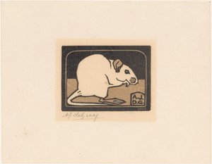 Souris assise - Julie de Graag (signed by artist)