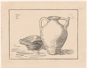 Nature morte avec cruche et cendrier - Julie de Graag