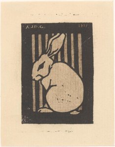 Lapin assis - Julie de Graag