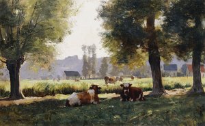 Prairie à Arques-la-Bataille, Normandie - Julien Dupre