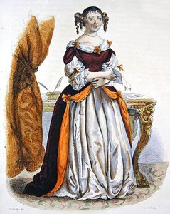 Portrait de Madame de Sévigné - Julien Leopold (after) Boilly