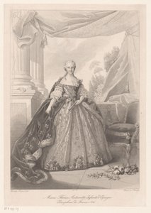 Portrait de Maria Theresia de Bourbon - Julien Leopold Boilly