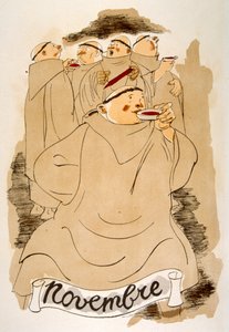 Illustration humoristique de vin 1946. Illustration de Julien Pavil