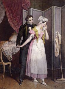 Le Maître et la Bonne, vers 1830-40