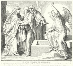 Un ange annonce la résurrection - Julius (after) Schnorr von Carolsfeld