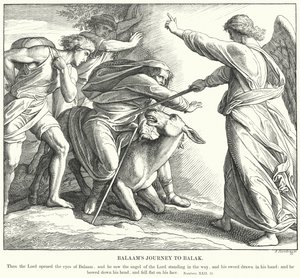 Le Voyage de Balaam vers Balak - Julius (after) Schnorr von Carolsfeld