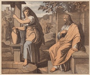 Christ et la femme de Samarie, Saint Jean, IV - Julius (after) Schnorr von Carolsfeld