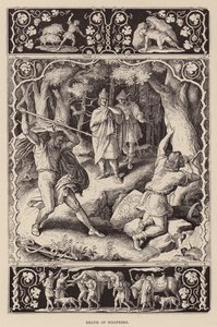 Mort de Siegfried - Julius (after) Schnorr von Carolsfeld