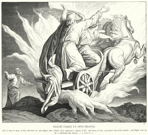 Élie emporté au ciel - Julius (after) Schnorr von Carolsfeld