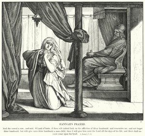 La prière de Hannah - Julius (after) Schnorr von Carolsfeld
