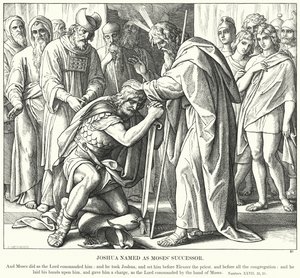 Josué nommé successeur de Moïse - Julius (after) Schnorr von Carolsfeld