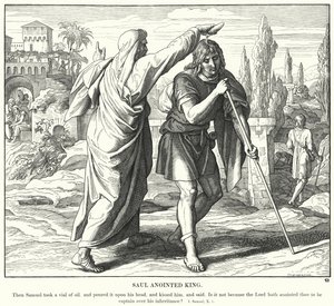 Saül oint roi - Julius (after) Schnorr von Carolsfeld
