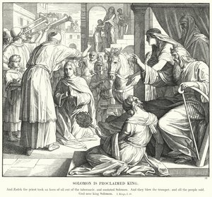 Salomon est proclamé roi - Julius (after) Schnorr von Carolsfeld
