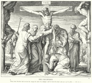 La Crucifixion - Julius (after) Schnorr von Carolsfeld
