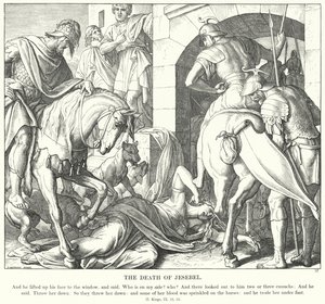 La Mort de Jézabel - Julius (after) Schnorr von Carolsfeld