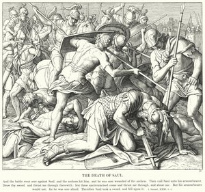 La mort de Saül (gravure)