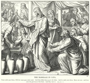 Les Noces de Cana - Julius (after) Schnorr von Carolsfeld