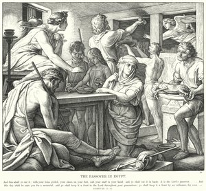 La Pâque en Égypte - Julius (after) Schnorr von Carolsfeld