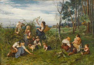 Dans les framboises - Julius Adam