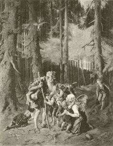 Le fidèle Eckart (gravure) - Julius Adam