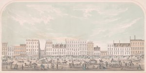 Broadway, New-York de Canal à Grand Street, côté ouest, 1856 - Julius Bien