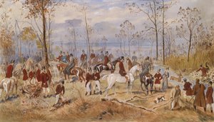 Chasse au renard - Julius Blaas von