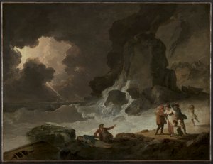 Une tempête derrière l
