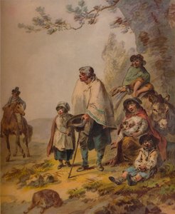 Mendiants gitans, vers 1795
