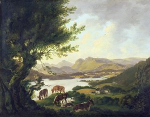 Lac Windemere - Julius Caesar Ibbetson