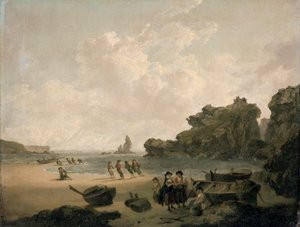 Le Rocher Stack, 1793-94 - Julius Caesar Ibbetson