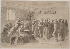 La mariée danse dans le cercle des mariés