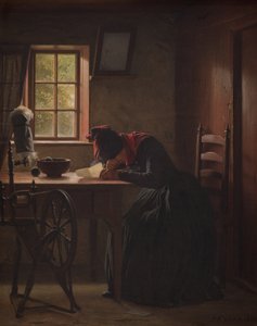 Un télégramme - Julius Exner