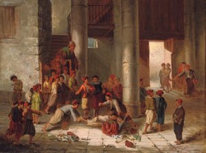 Bêtises dans la cour de récréation - Julius Joseph Gaspard Starck