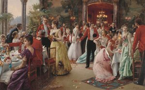 Le souper de chasse - Julius Leblanc Stewart