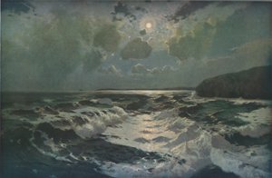 Le Récif, baie de St Ives, Cornouailles, fin 19e-début 20e siècle, vers 1930 - Julius Olsson