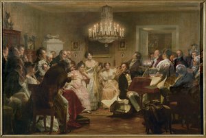Schubert au piano lors d