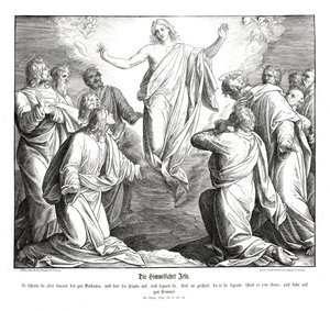 Ascension du Christ, Évangile de Luc - Julius Schnorr von Carolsfeld