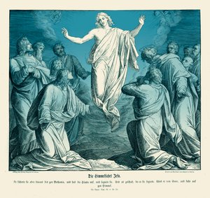 Ascension du Christ, Évangile de Luc - Julius Schnorr von Carolsfeld