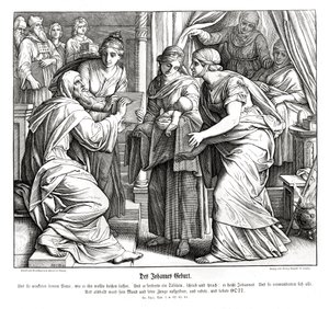 Naissance de Jean, Évangile de Luc