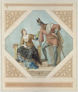 Brunhilde et Hagen, illustration pour 