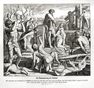 La vie de Caïn à Nod après son exil, Genèse - Julius Schnorr von Carolsfeld