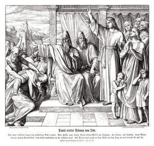 Daniel épargne la vie de Suzanne, Suzanne et Daniel - Julius Schnorr von Carolsfeld