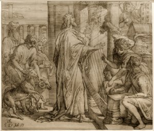 David, le psalmiste – Adoration - Julius Schnorr von Carolsfeld