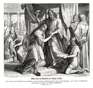 Esther devient reine, Esther - Julius Schnorr von Carolsfeld
