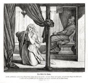 La prière de Hannah - Julius Schnorr von Carolsfeld