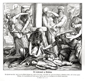 Hérode tue les enfants, Évangile de Matthieu - Julius Schnorr von Carolsfeld