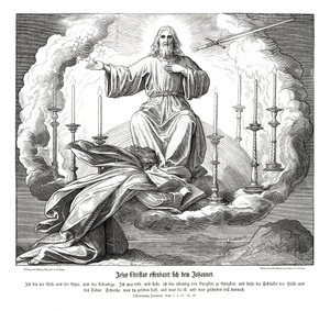 Jésus-Christ se révèle à Jean, Révélation - Julius Schnorr von Carolsfeld